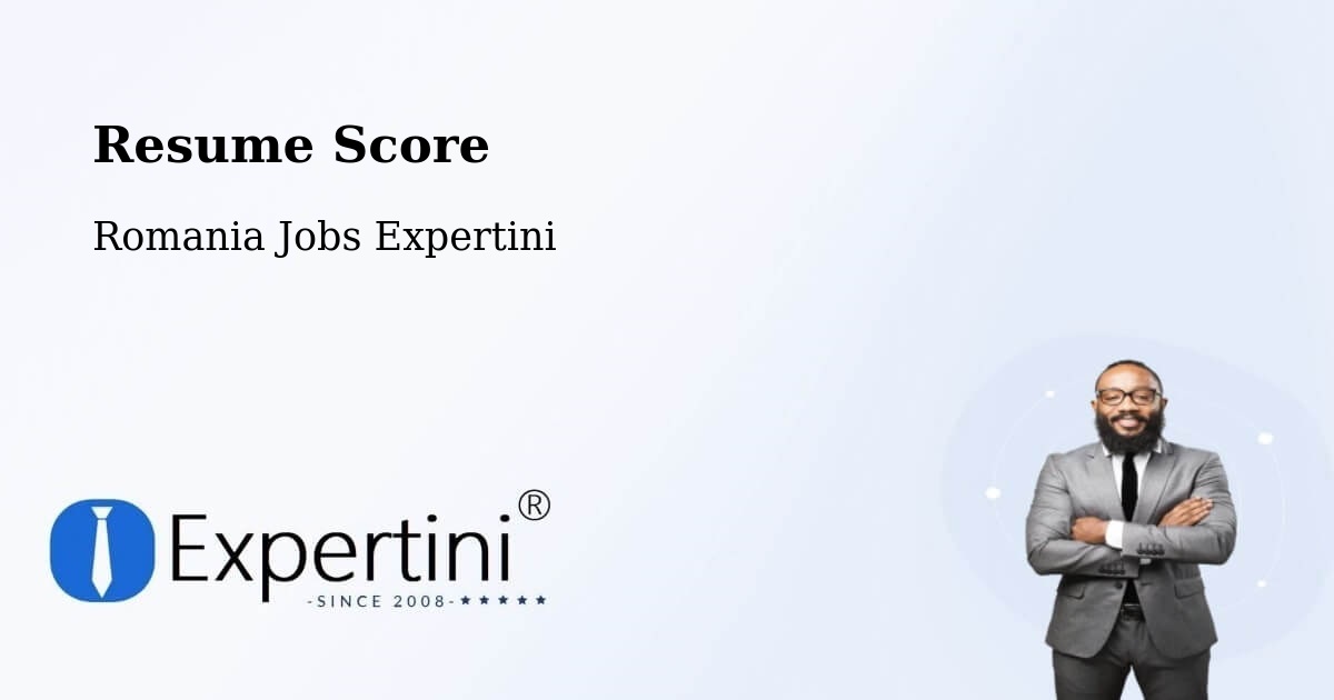 Resume Score & Job Description Match Tool – Tânganu - Romania Jobs Expertini